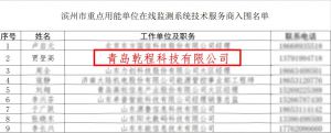 接連上榜，實力肯定！ 九游会·j9官方科技入圍濱州市重點用能單位在線監測係統技術服務商